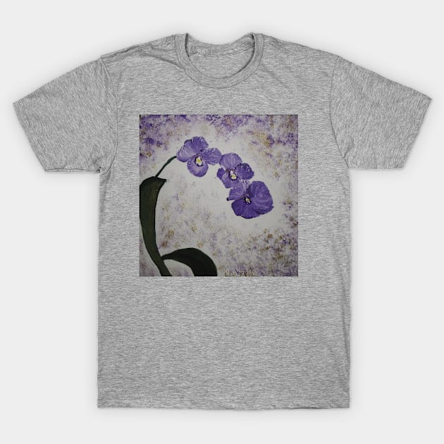 Orchids on a Stem T-Shirt by DesigningJudy